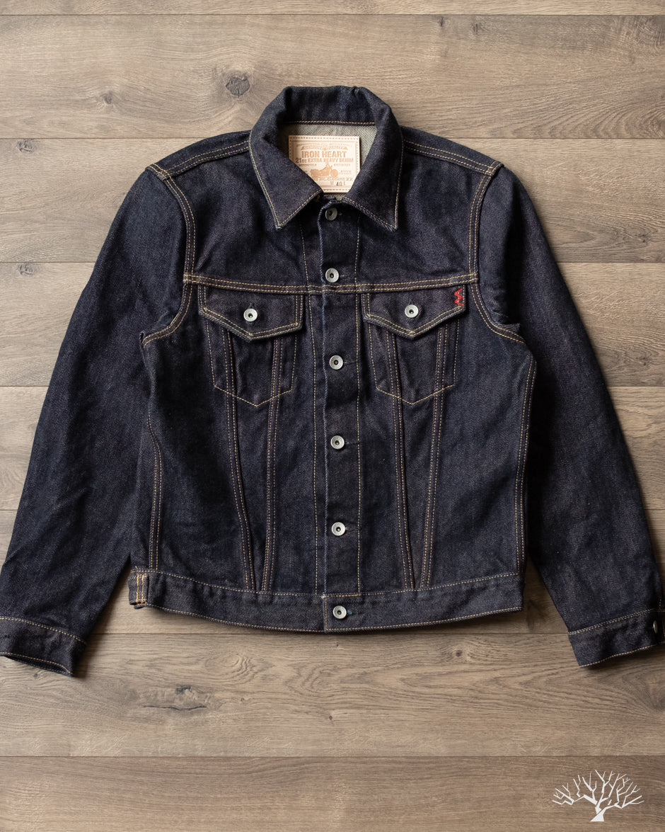 Iron Heart - IH-526J - 21oz Indigo Type III Denim Jacket