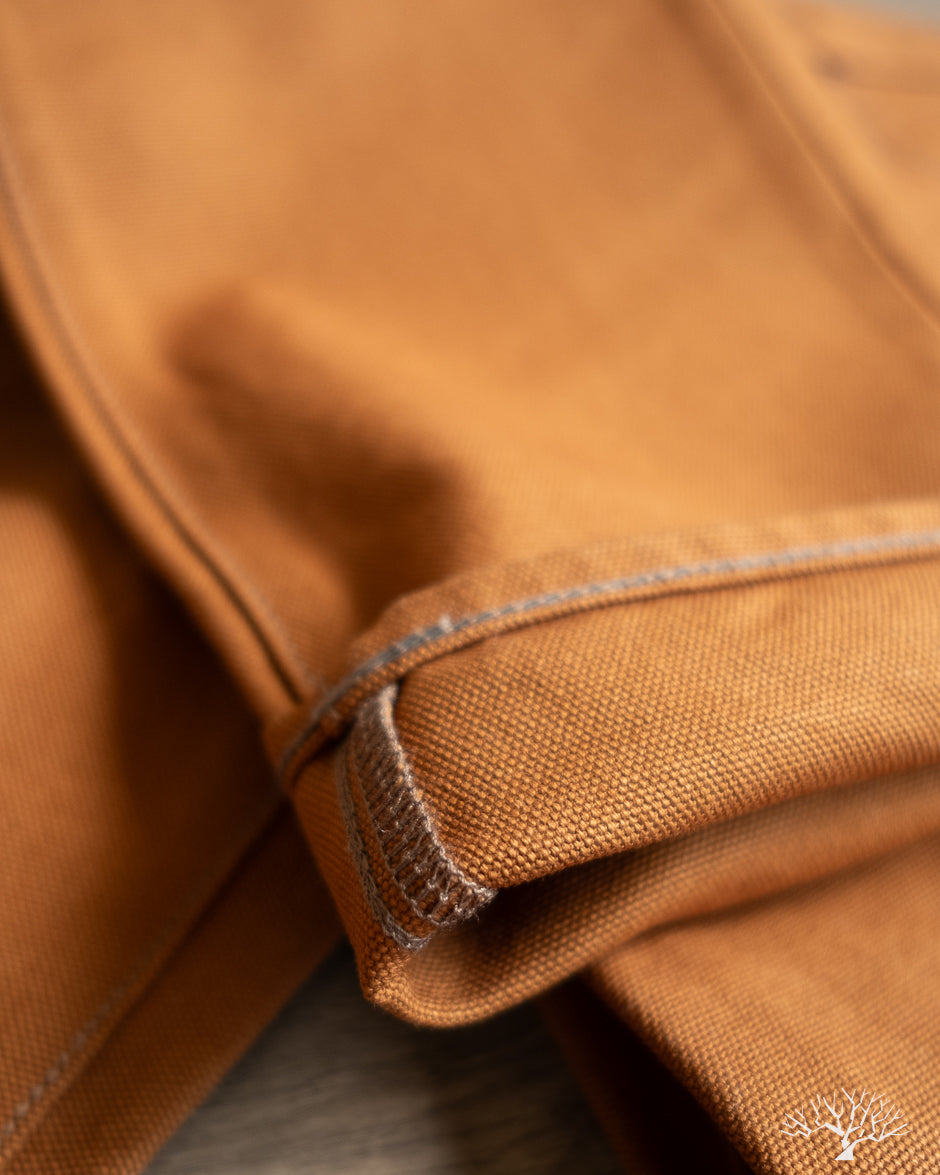 Iron Heart IH-555D - 17oz Duck Super Slim Cut Pants - Brown