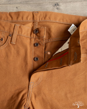 Iron Heart - IH-777D - 17oz Duck Slim Tapered Cut Pants - Brown