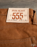 Iron Heart IH-555D - 17oz Duck Super Slim Cut Pants - Brown