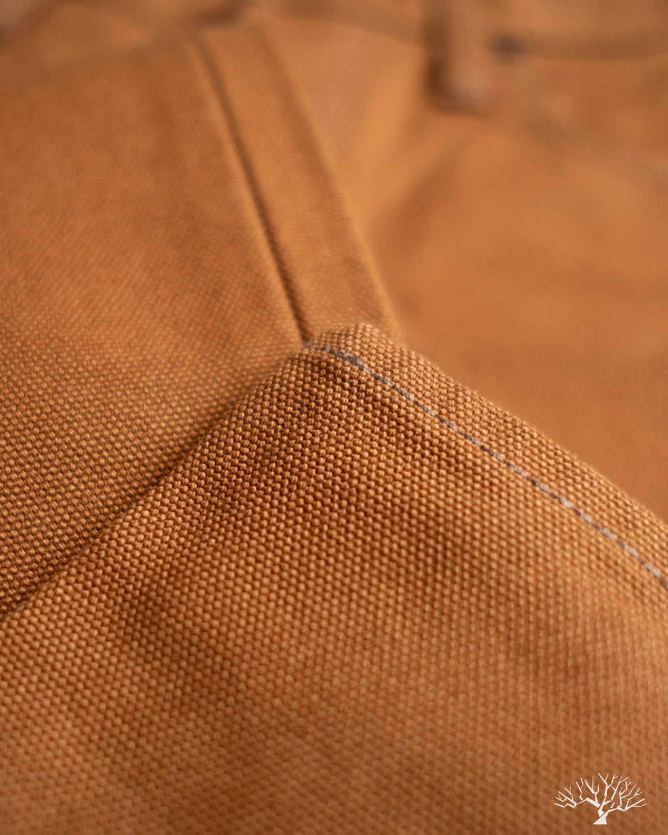 Iron Heart IH-555D - 17oz Duck Super Slim Cut Pants - Brown