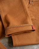 Iron Heart IH-555D - 17oz Duck Super Slim Cut Pants - Brown