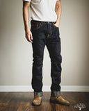 Iron Heart - IH-555S-19L - 19oz Left Hand Twill Selvedge Denim Slim Cut Jeans - Indigo