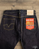 Iron Heart - IH-555S-19L - 19oz Left Hand Twill Selvedge Denim Slim Cut Jeans - Indigo