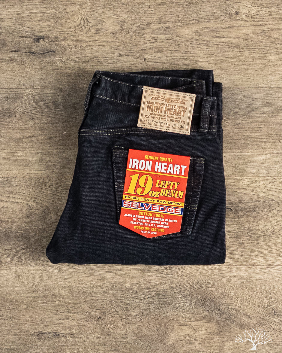 Iron Heart - IH-555S-19Lod - 19oz Left Hand Twill Selvedge Denim