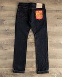 Iron Heart - IH-555S-19Lod - 19oz Left Hand Twill Selvedge Denim Slim Cut Jeans - Indigo Overdyed Black