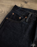 Iron Heart - IH-555S-19Lod - 19oz Left Hand Twill Selvedge Denim Slim Cut Jeans - Indigo Overdyed Black