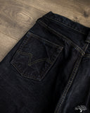 Iron Heart - IH-555S-19Lod - 19oz Left Hand Twill Selvedge Denim Slim Cut Jeans - Indigo Overdyed Black