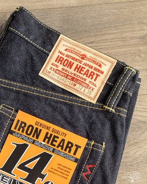 Iron Heart - IH-634S-142 - 14oz Indigo Selvedge Straight Denim