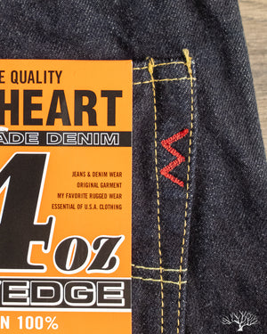 Iron Heart - IH-634S-142 - 14oz Indigo Selvedge Straight Denim