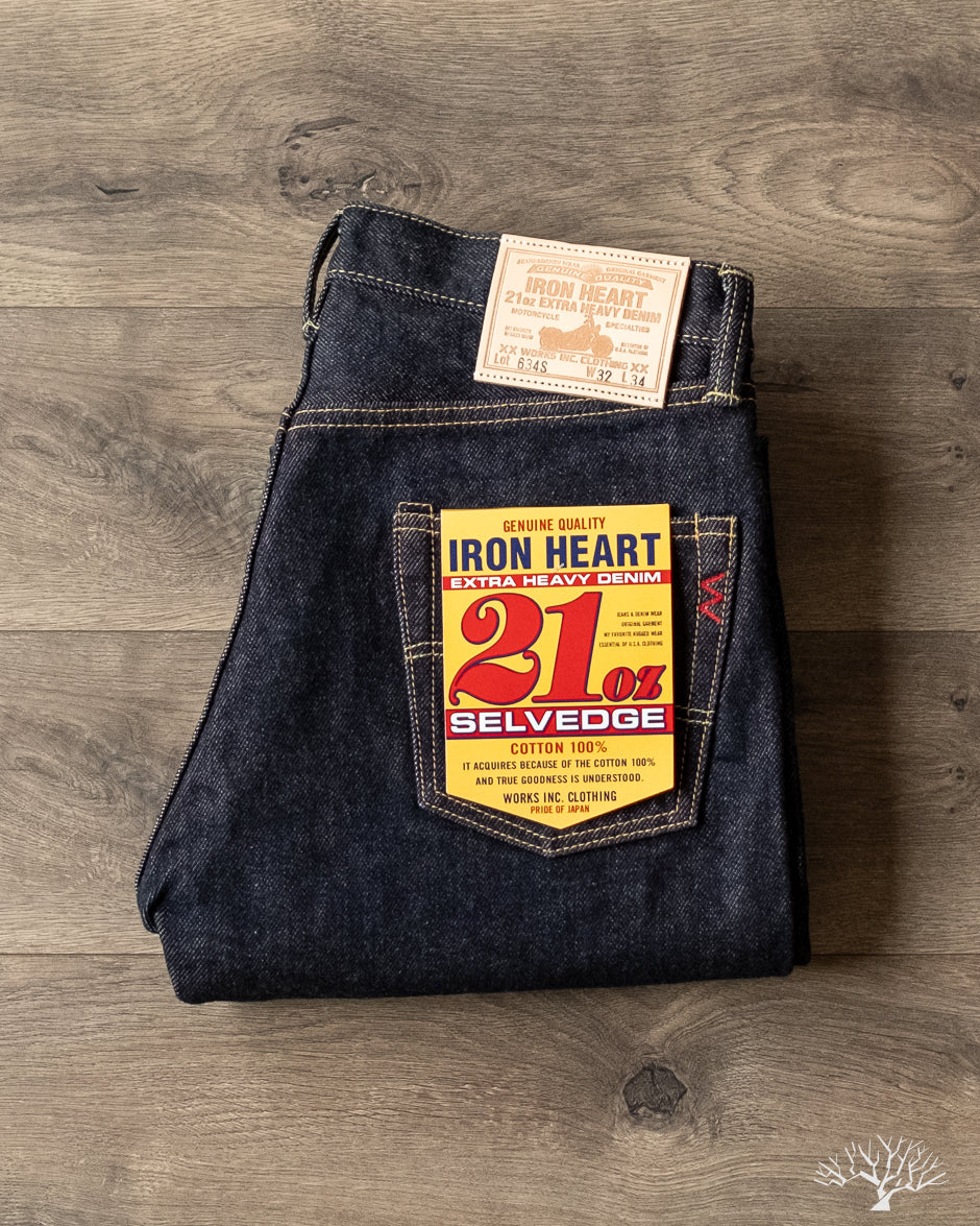 Iron Heart - IH-634S - 21oz Indigo Selvedge Straight Denim