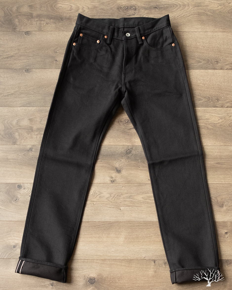 Iron Heart IH-634S-SB - 21oz Selvedge Denim Straight Cut - Superblack (Non-Fade)
