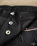 Iron Heart IH-634S-SB - 21oz Selvedge Denim Straight Cut - Superblack (Non-Fade)