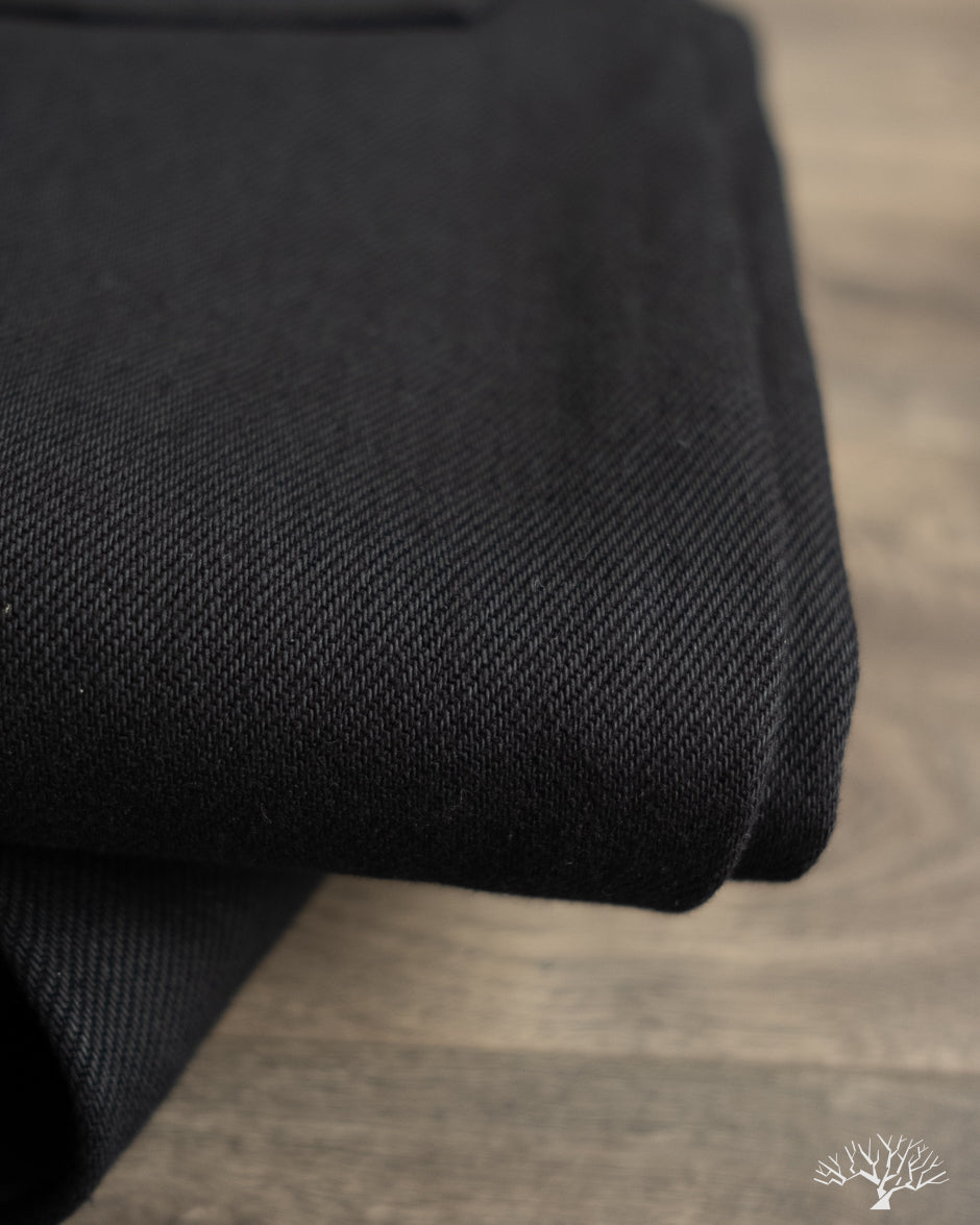 Iron Heart IH-634S-SB - 21oz Selvedge Denim Straight Cut - Superblack (Non-Fade)