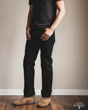 Iron Heart IH-634S-SBG - 21oz Superblack Selvedge Straight Cut Denim (Fades to Grey)