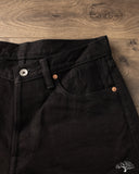 Iron Heart IH-634S-SBG - 21oz Superblack Selvedge Straight Cut Denim (Fades to Grey)
