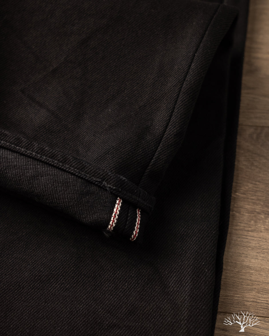 Iron Heart IH-634S-SBG - 21oz Superblack Selvedge Straight Cut Denim (Fades to Grey)