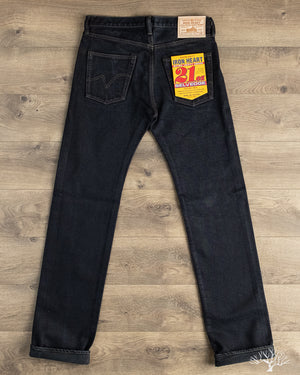Iron Heart - IH-666S-21od - 21oz Overdyed Selvedge Slim Straight