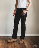 Iron Heart IH-666S-SBG - 21oz Superblack Selvedge Slim Straight Denim (Fades to Grey)