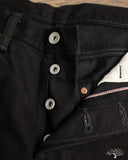 Iron Heart IH-666S-SBG - 21oz Superblack Selvedge Slim Straight Denim (Fades to Grey)