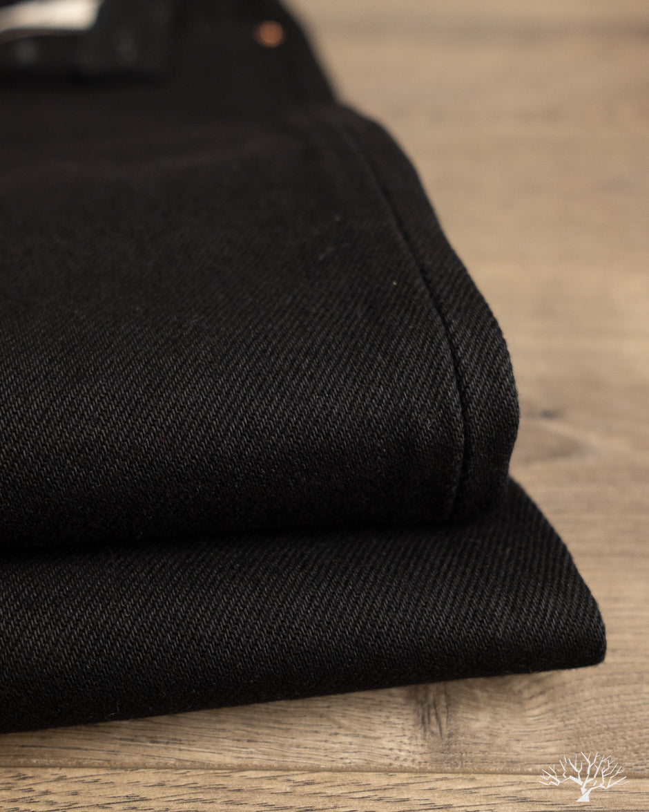 Iron Heart IH-666S-SBG - 21oz Superblack Selvedge Slim Straight Denim (Fades to Grey)