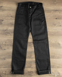 Iron Heart - IH-717-BLK - 9oz Mercerised Selvedge Cotton Straight Cut Chinos - Black