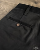 Iron Heart - IH-717-BLK - 9oz Mercerised Selvedge Cotton Straight Cut Chinos - Black