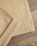Iron Heart IH-717-KHA - 9oz Mercerised Selvedge Cotton Straight Cut Chinos - Khaki