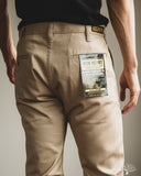Iron Heart IH-717-KHA - 9oz Mercerised Selvedge Cotton Straight Cut Chinos - Khaki