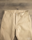 Iron Heart IH-717-KHA - 9oz Mercerised Selvedge Cotton Straight Cut Chinos - Khaki