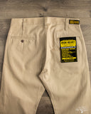 Iron Heart IH-717-KHA - 9oz Mercerised Selvedge Cotton Straight Cut Chinos - Khaki