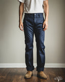 Iron Heart - IH-717-NAV - 9oz Mercerised Selvedge Cotton Straight Cut Chinos - Navy