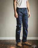 Iron Heart - IH-717-NAV - 9oz Mercerised Selvedge Cotton Straight Cut Chinos - Navy
