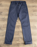 Iron Heart - IH-717-NAV - 9oz Mercerised Selvedge Cotton Straight Cut Chinos - Navy