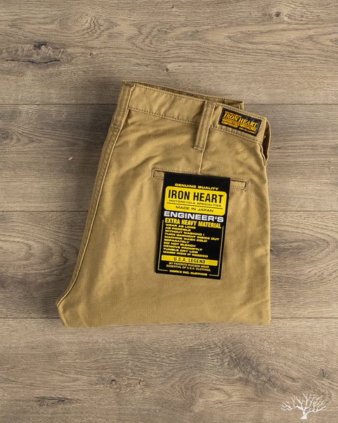 Iron Heart - IH-720-KHA - 11oz Cotton Whipcord Work Pants - Khaki