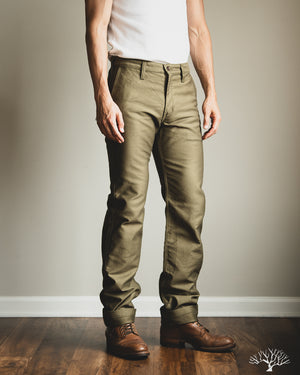 Iron Heart - IH-720-KHA - 11oz Cotton Whipcord Work Pants - Olive