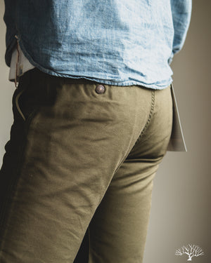 Iron Heart - IH-720-KHA - 11oz Cotton Whipcord Work Pants - Olive