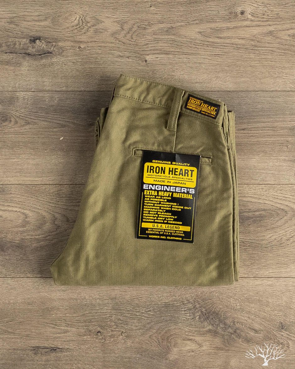 Iron Heart - IH-720-KHA - 11oz Cotton Whipcord Work Pants - Olive