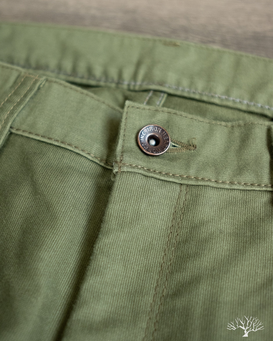 Iron Heart IH-720-OLV - 11oz Cotton Whipcord Work Pants - Olive