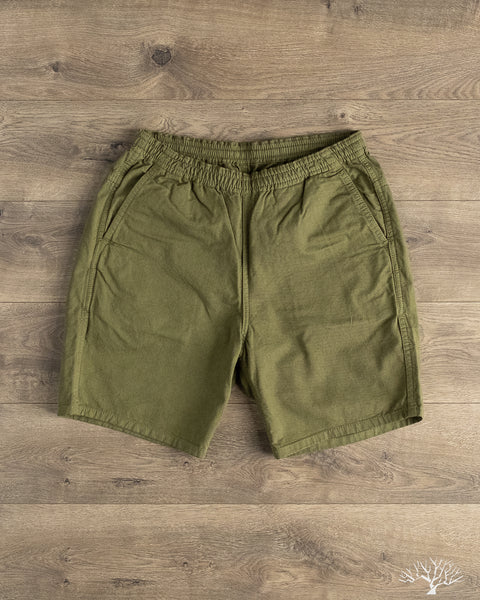 Iron Heart - IH-729-OLV - Cotton Easy Shorts - Olive – Withered Fig