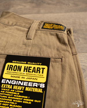 Iron Heart IH-735-KHA - 11oz Herringbone Work Pants - Khaki