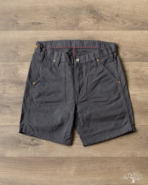 IH-742-BLK 10oz Double Front Duck Shorts Black - Main Image