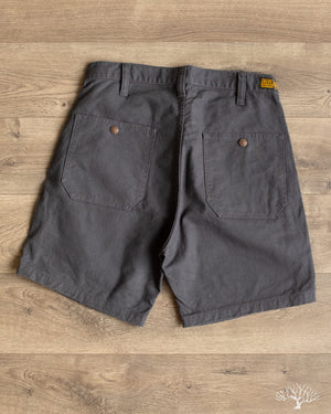 IH-742-BLK 10oz Double Front Duck Shorts Black