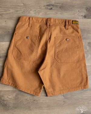 Iron Heart - IH-742-BLK - 10oz Double Front Duck Shorts - Brown