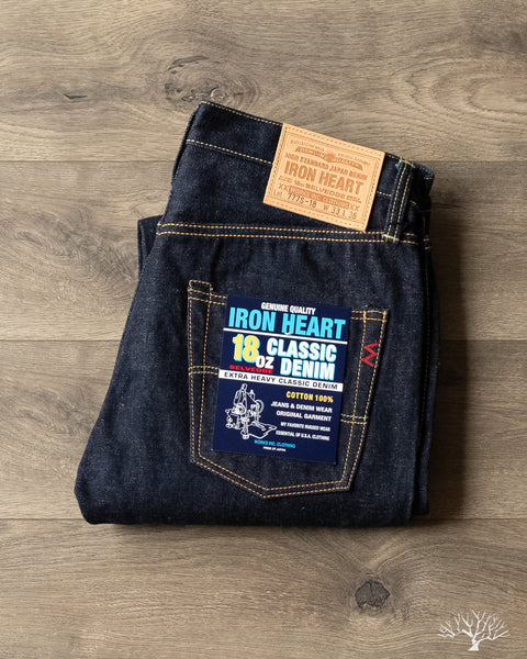 Iron Heart - IH-777S-18 - 18oz Vintage Selvedge Slim Tapered Denim