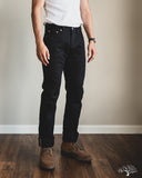 Iron Heart IH-888S-SB - 21oz Superblack (Non-Fade) Selvedge High Rise Tapered Denim