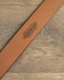 Iron Heart IHB-08-BRN Heavy Duty "Tochigi" Leather Belt with Nickel Garrison Buckle - Brown