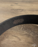 Iron Heart IHB-11-BLK Heavy Duty "Tochigi" Leather Belt with Brass Garrison Buckle - Black