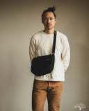 Iron Heart IHE-19-BLK - 21oz Denim Small Shoulder Bag - Black