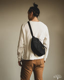 Iron Heart IHE-19-BLK - 21oz Denim Small Shoulder Bag - Black